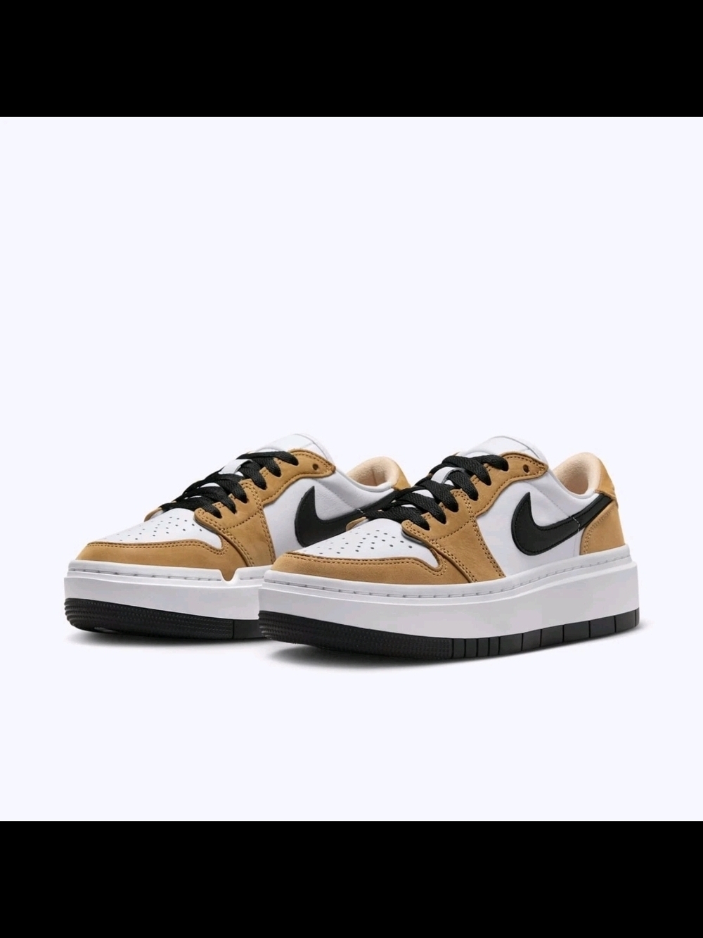 Nike Air Jordan 1 Elevate [DH7004-701] Women Casual Shoes Golden Harvest/Black